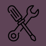 Crossing screwdriver and wrench